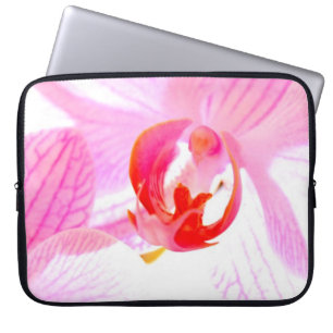 Luxury Elegant Pink Orchid Laptop Sleeve