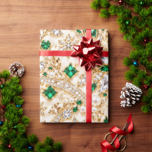 Luxury Emerald Christmas Wrapping Paper
