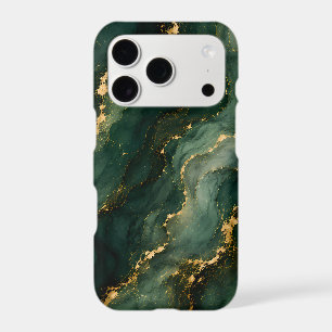 Luxury Emerald Marble with Gold Veins