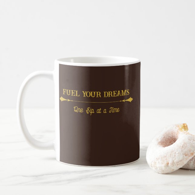 Luxury Espresso Gold Coffee Mug (With Donut)