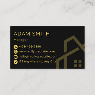 Luxury Estates & Property Consultant business card