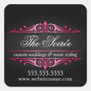 Luxury Event Planner Square Sticker