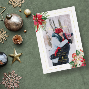 Luxury Fancy Initials Floral Christmas Bouquets