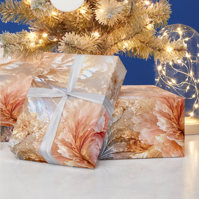 Luxury Fantasy Blooms Wrapping Paper (Holidays)