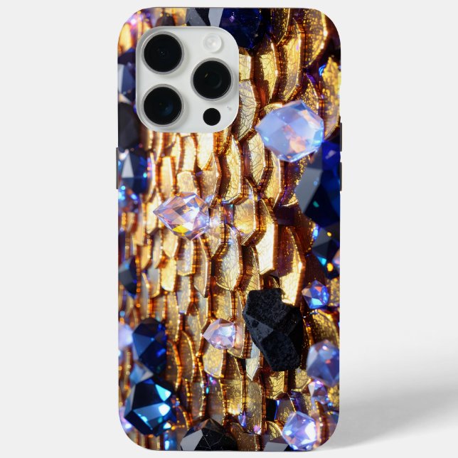 Luxury Fantasy Gemstone Abstract  Case-Mate iPhone Case (Back)