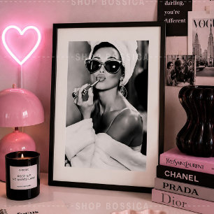 Luxury Fashion Black & White Wall Art Poster