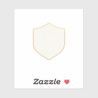 Luxury Fine Line Gold Crest Wedding Template Stick