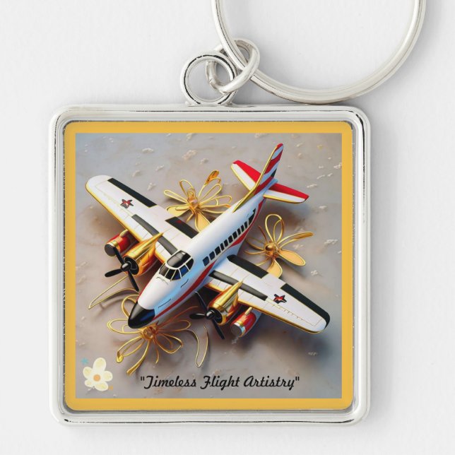 "Luxury Flight Designs" Key Ring (Front)