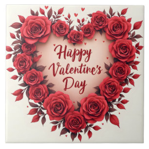 Luxury Floral Beautiful Love Modern Collection Ceramic Tile