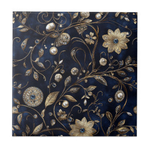 Luxury Floral  Ceramic Tile
