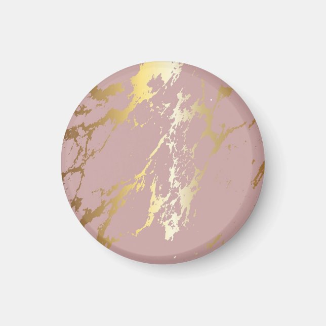 Luxury Fluid Art: Marble-Ink Fusion Magnet (Front)