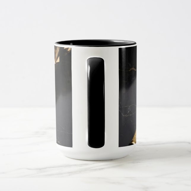 Luxury Fountain Pen Art Coffee Mug (Handle)
