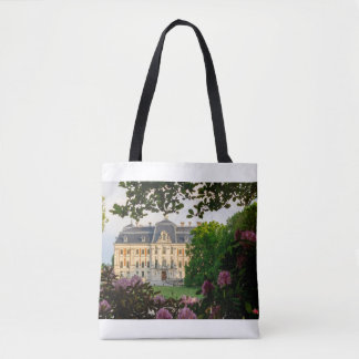 Luxury French Chateau Floral Pattern Tote Bag