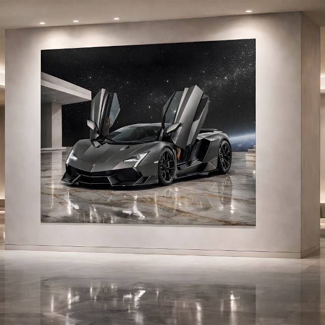 Luxury Futuristic Hypercar Art  Card (Creator Uploaded)