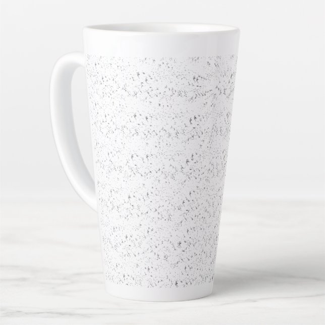 Luxury Geometric Ceramic Mug – Artisan-Style Coffe (Left Angle)