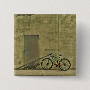 Luxury gifts for cyclists 15 cm square badge