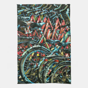Luxury gifts for cyclists tea towel