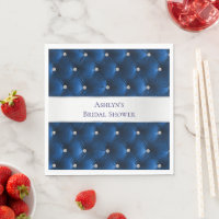Luxury Glam Blue Faux Velvet