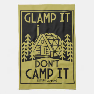 Luxury Glamping Tea Towel