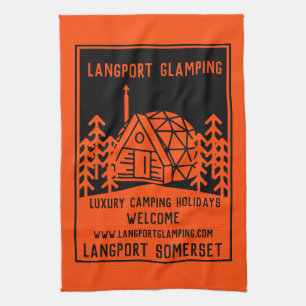 Luxury Glamping Tea Towel