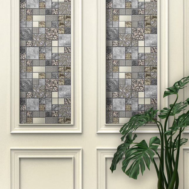 Luxury Glass, Shell & Metal Geometric Wallpaper (Creator Uploaded)