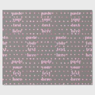 Luxury glitter dots wrapping paper