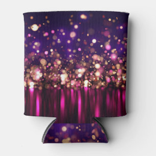 Luxury Glitter Glow 3D Background. Can Cooler