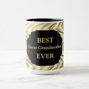 Luxury Gold ‘Best Great Grandmother Ever’ design Mug
