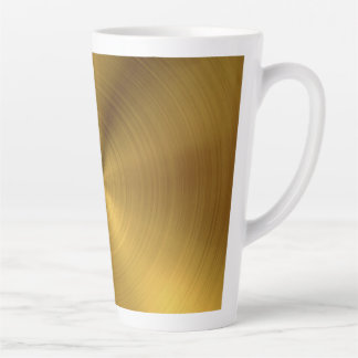 Luxury Gold Brushed Metal Texture 6 Latte Mug