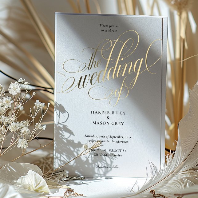 Luxury Gold Calligraphy Wedding Elegant Script (Creator Uploaded)