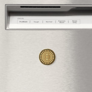 Luxury Gold Coin Medal Replica Magnet
