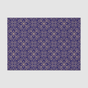 Luxury Gold Floral ornament pattern customised Tissue Paper