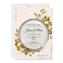 Luxury Gold Floral Wedding