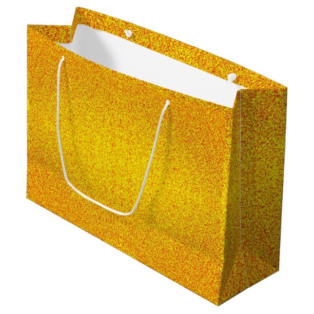 Luxury Gold Gift Bag (Front Angled)