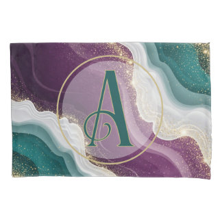 Luxury Gold Glitter Marble Pattern Pillowcase