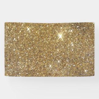 Luxury Gold Glitter - Printed Image Banner
