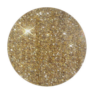 Luxury Gold Glitter - Printed Image Cutting Board