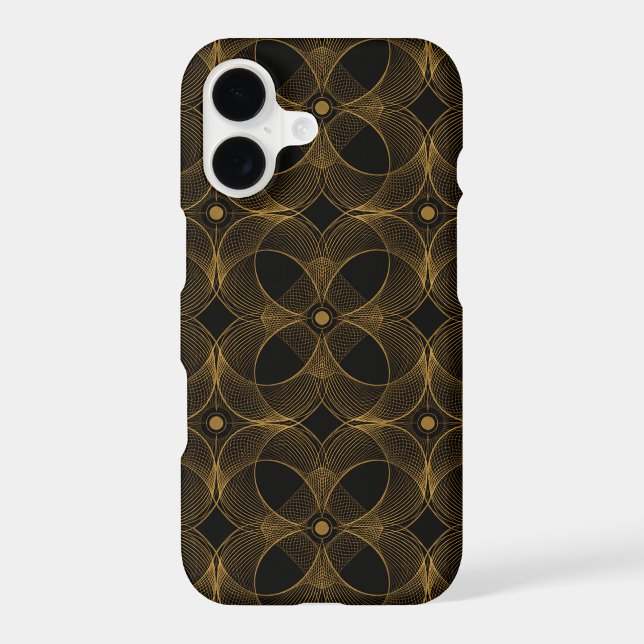 Luxury Gold Guilloché Seamless Pattern (Back)