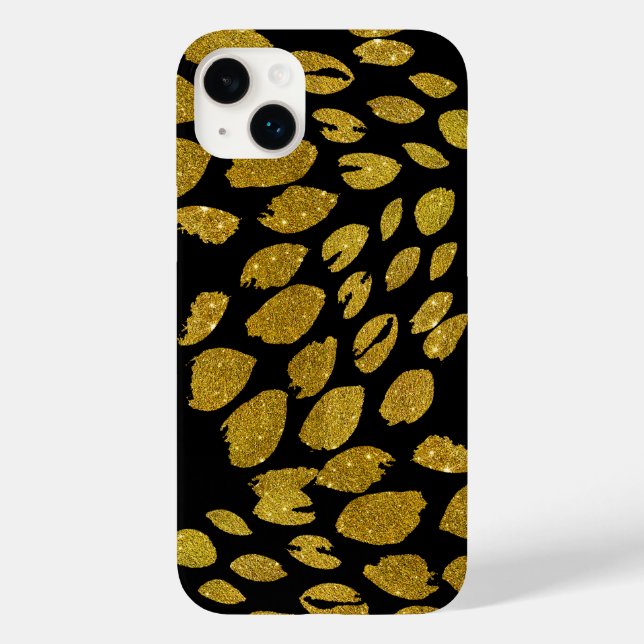 Luxury Gold Leaves Case-Mate iPhone Case (Back)