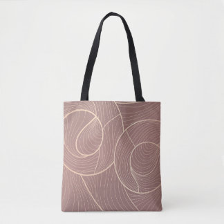 Luxury Gold Lines Pattern Background Tote Bag