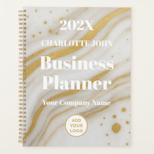 Luxury Gold Marble Business 2026 Planner
