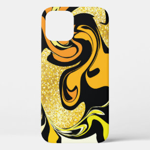 Luxury gold marble texture iPhone 12 case