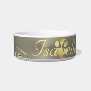 Luxury gold metal decorative on gold and silver bowl