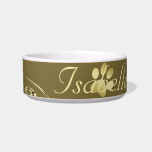 Luxury gold metal decorative on Military gold Bowl