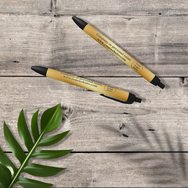 Luxury gold metallic black ink pen (Creator Uploaded)