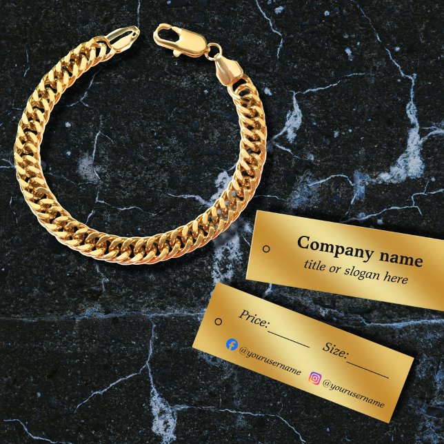 Luxury gold metallic Price Tag (Creator Uploaded)