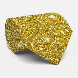 Luxury Gold Metallic Sparkles Tie