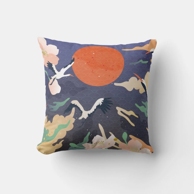 Luxury gold oriental style background. Chinese and Cushion (Front)