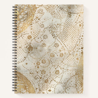 Luxury Gold Pattern Notebook