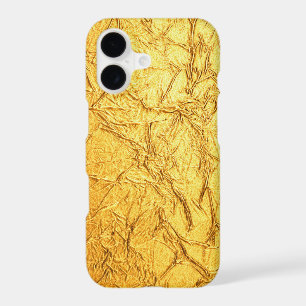 Luxury Gold Rich Elegant Metallic Crinkle Pattern